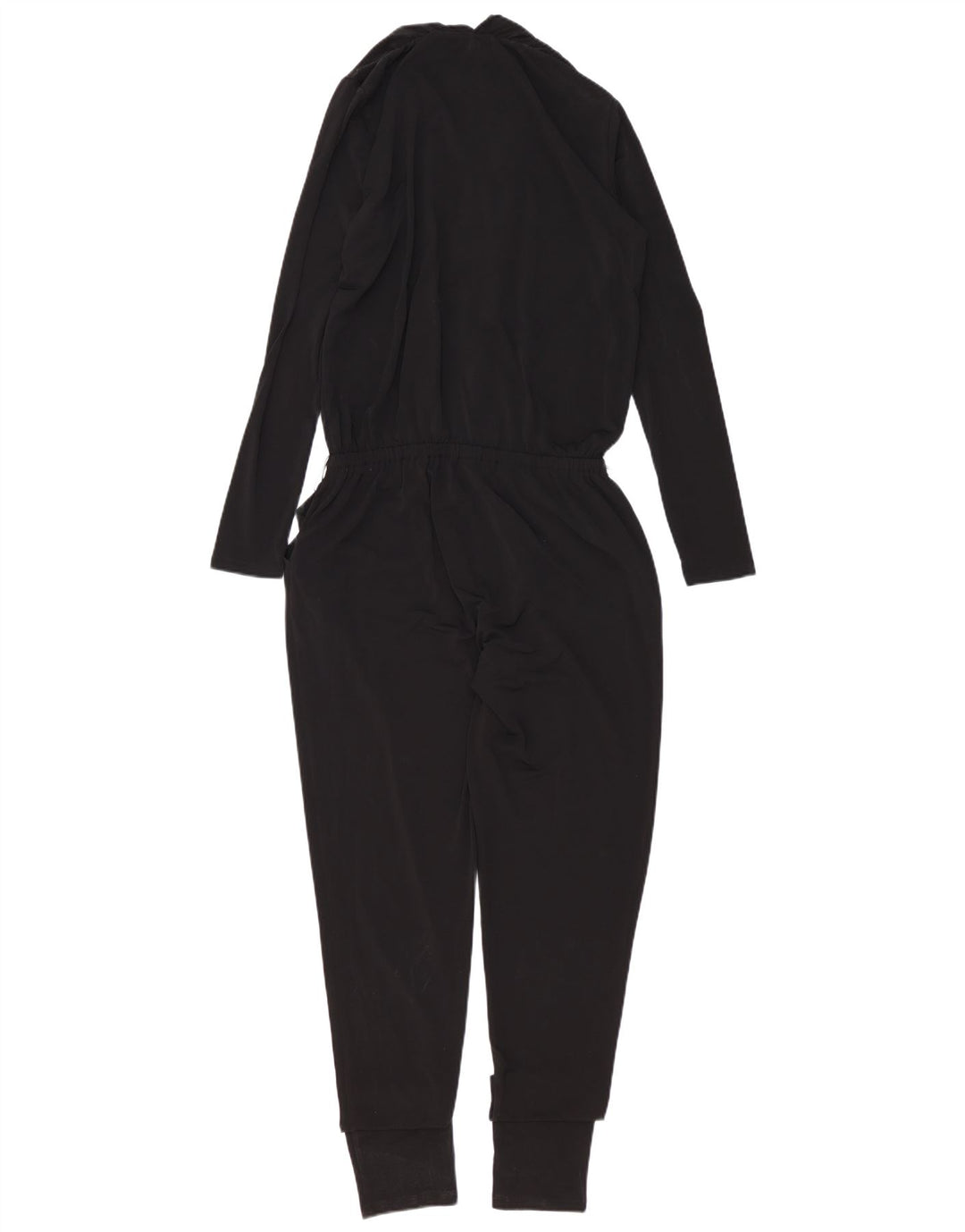 MICHAEL KORS Womens Oversized Jumpsuit UK 10 Small Black Synthetic