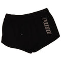 PUMA Womens Graphic Sport Shorts UK 14 Large  Black Polyester