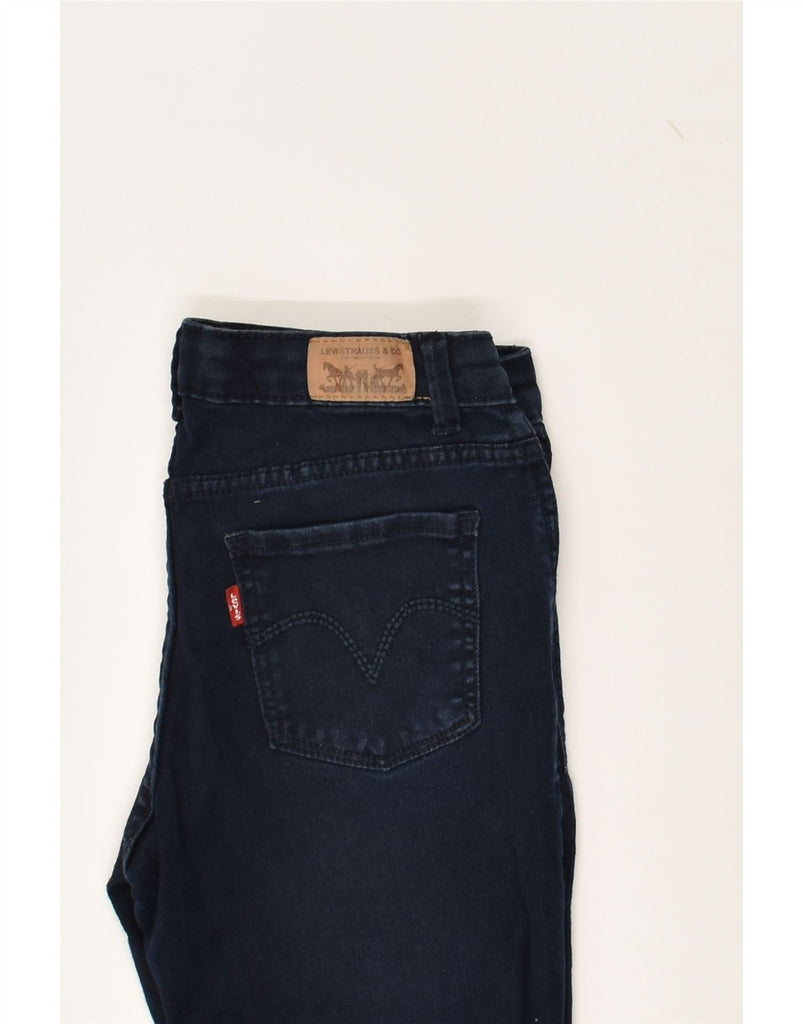 LEVI'S Girls Skinny Jeans 13-14 Years W26 L28 Navy Blue Cotton | Vintage Levi's | Thrift | Second-Hand Levi's | Used Clothing | Messina Hembry 