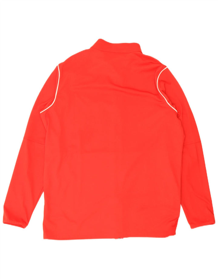 Nike Mens Dri Fit Graphic Tracksuit Top Jacket XL Red Polyester