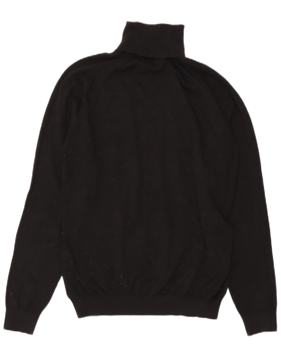 Zara Womens Roll Neck Jumper Sweater UK 10 Small Black Viscose