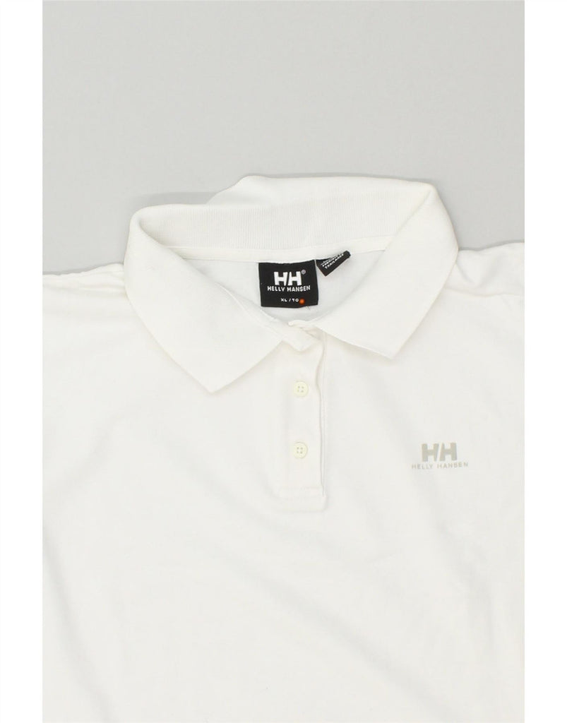 HELLY HANSEN Womens Polo Shirt XL White Vintage Helly Hansen and Second-Hand Helly Hansen from Messina Hembry 