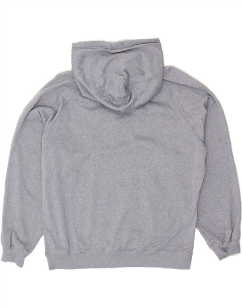 UNDER ARMOUR Womens Oversized Hoodie Jumper UK 14 Medium Grey Polyester | Vintage Under Armour | Thrift | Second-Hand Under Armour | Used Clothing | Messina Hembry 