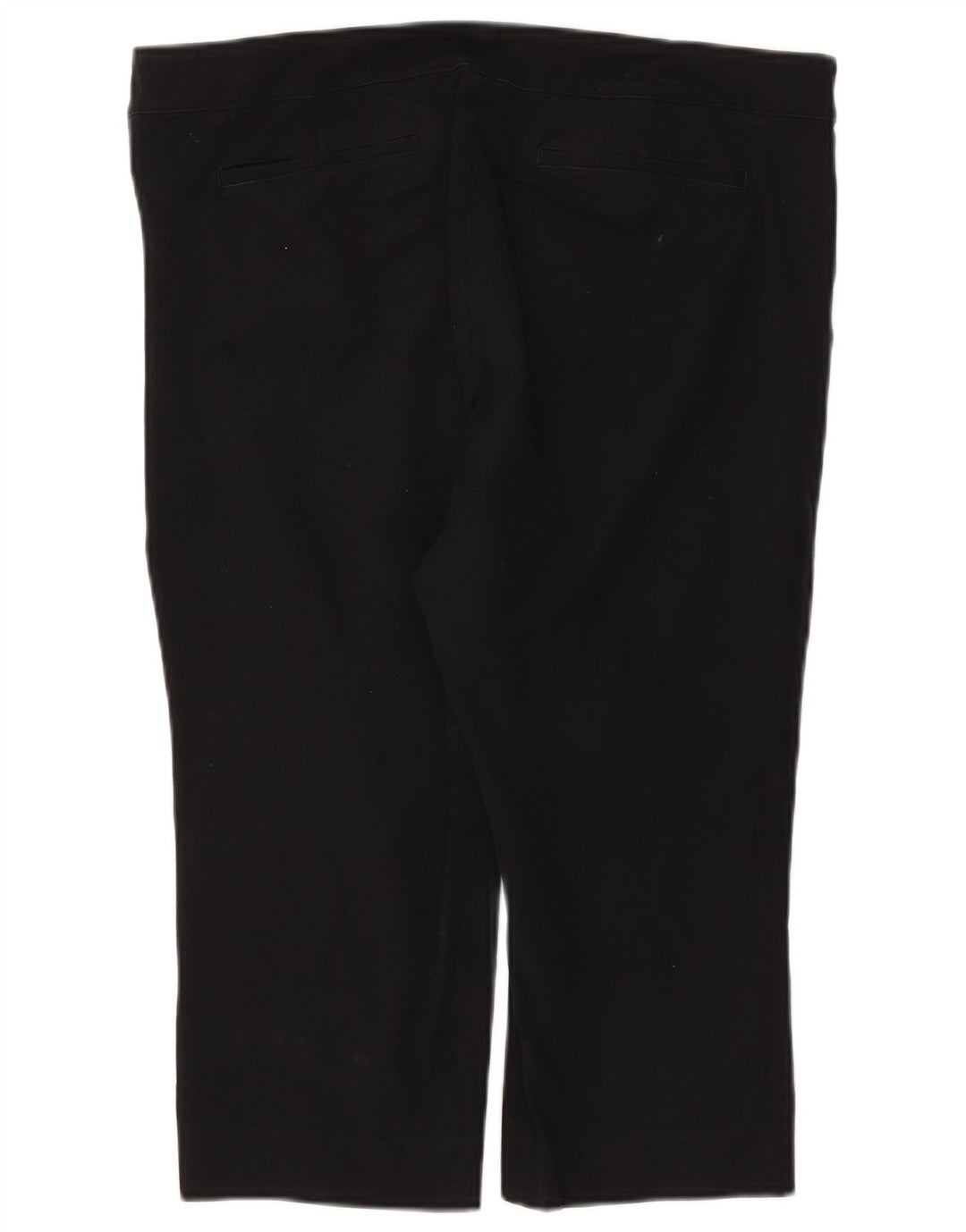 CHAPS Womens Straight Capri Trousers US 16 2XL W38 L19 Navy Blue Cotton