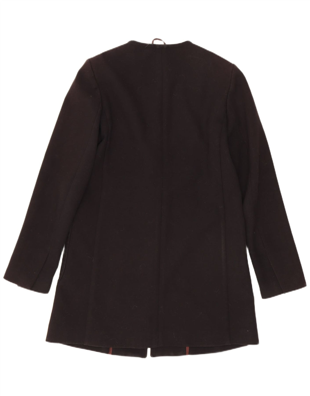 Benetton Womens Overcoat UK 12 Medium Black