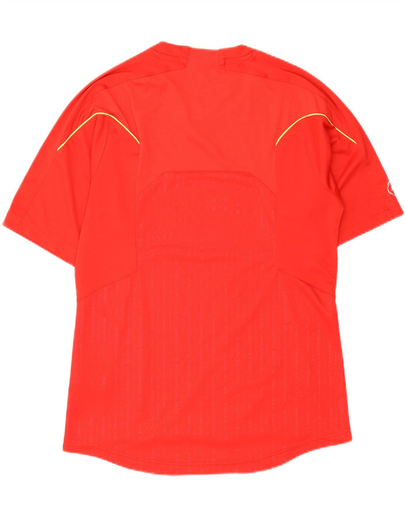 REEBOK Mens T-Shirt Top Medium Red Polyester Vintage Reebok and Second-Hand Reebok from Messina Hembry 