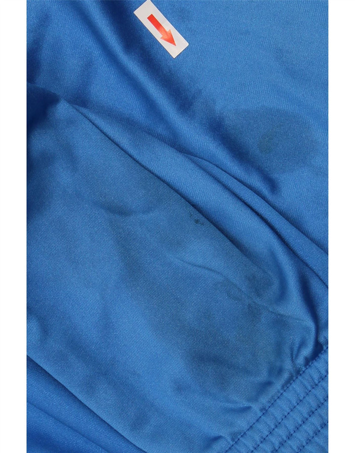 ASICS Mens Italia Graphic Tracksuit Top Jacket IT 54 XL Blue Colourblock