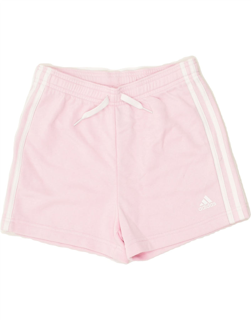 ADIDAS Girls Sport Shorts 11-12 Years Pink Cotton | Vintage Adidas | Thrift | Second-Hand Adidas | Used Clothing | Messina Hembry 