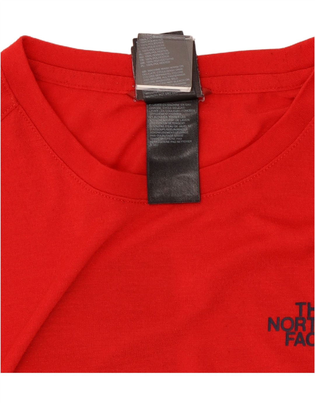 The North Face Mens Graphic T-Shirt Top Medium Red Polyester