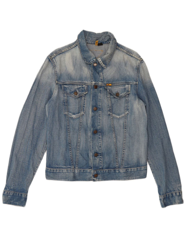 Meltin' Pot Mens Denim Jacket UK 38 Medium Blue Cotton