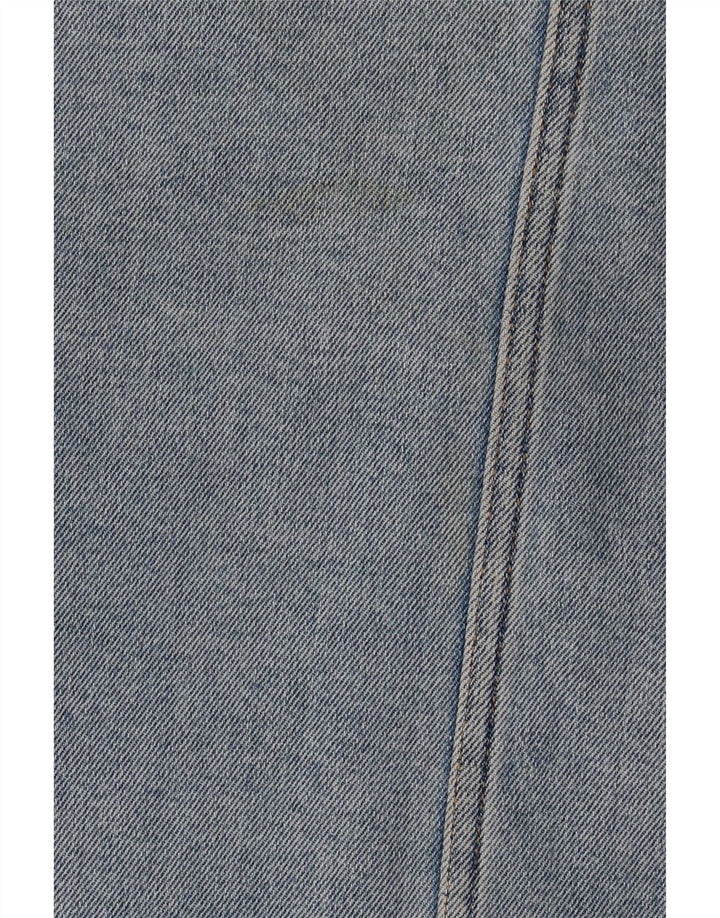 Marks & Spencer Womens Loose Fit Denim Jacket UK 12 Medium Blue Cotton