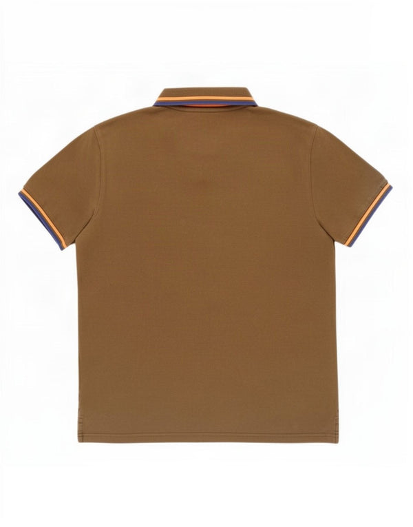 Kappa Mens Polo Shirt XL Khaki Cotton