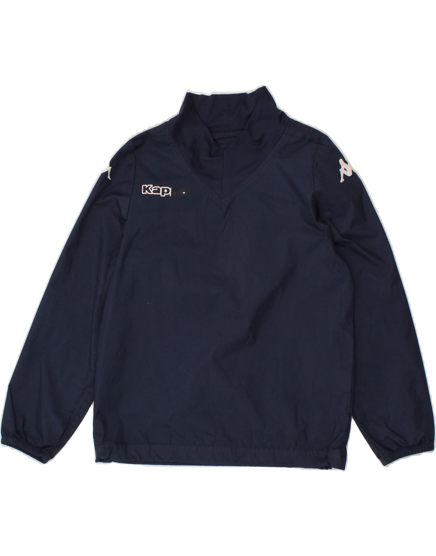 KAPPA Boys Graphic Pullover Tracksuit Top 10-11 Years Navy Blue
