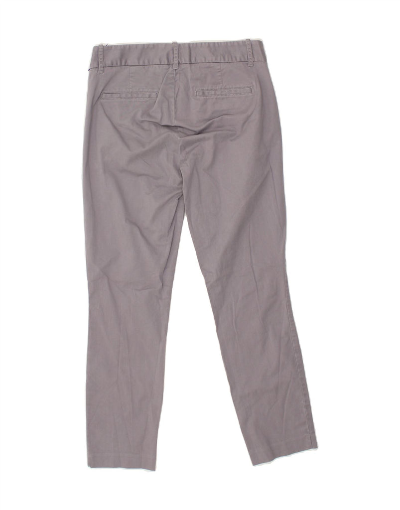 J. CREW Womens Frankie Slim Chino Trousers US 4 Small W28 L26  Grey Cotton | Vintage J. Crew | Thrift | Second-Hand J. Crew | Used Clothing | Messina Hembry 