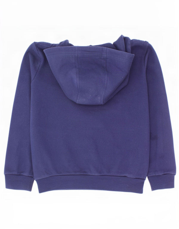 Adidas Boys Hoodie Jumper 7-8 Years Navy Blue Cotton