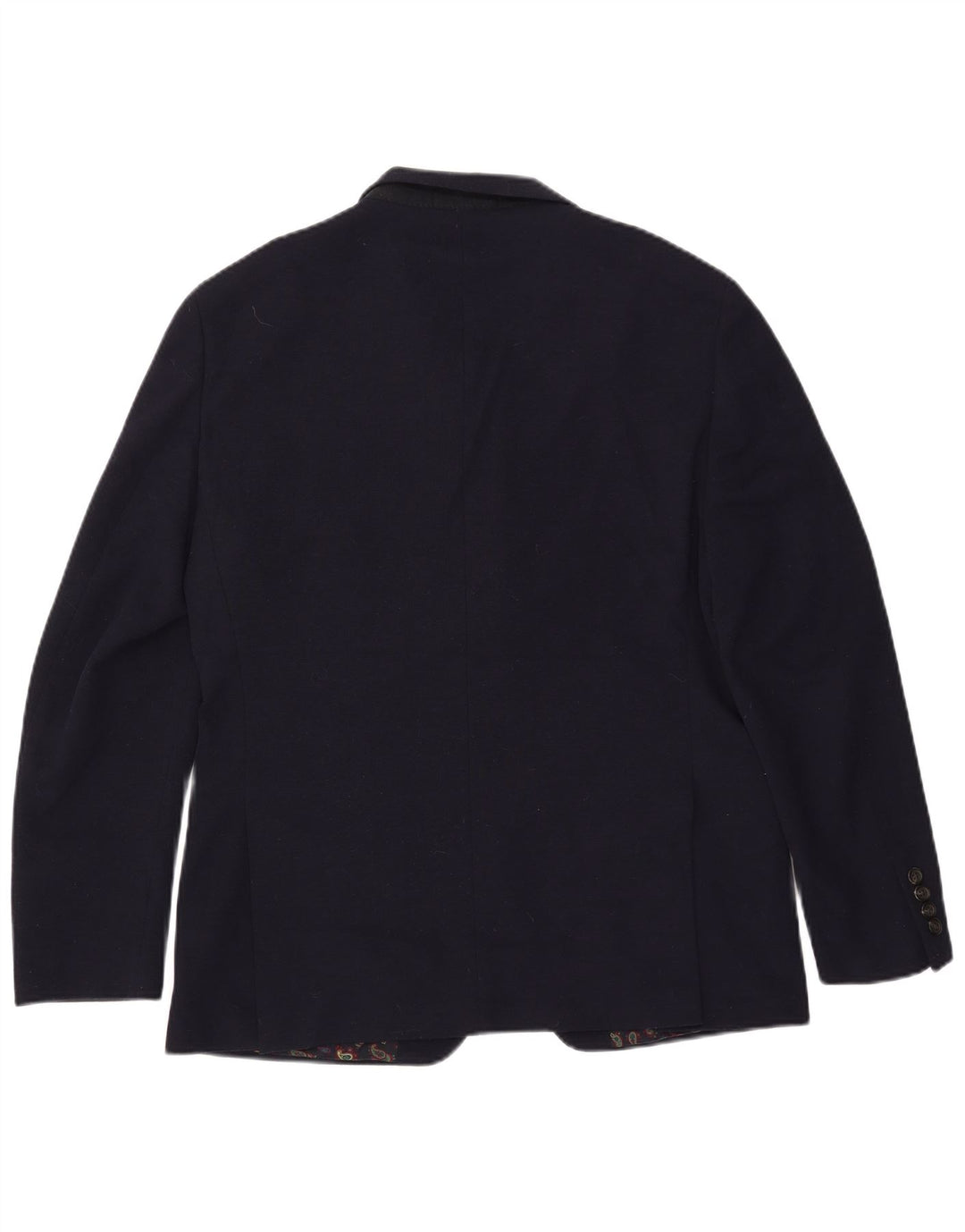 Chaps Mens 2 Button Blazer Jacket UK 42 XL Navy Blue Polyester