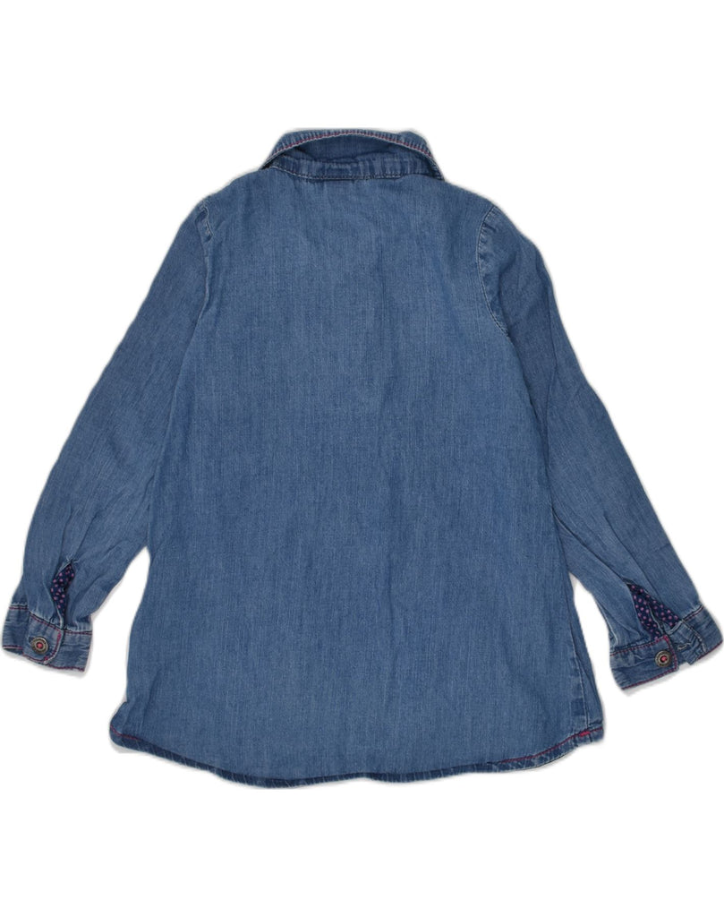 TOMMY HILFIGER Girls Denim Shirt 2-3 Years Blue Cotton | Vintage Tommy Hilfiger | Thrift | Second-Hand Tommy Hilfiger | Used Clothing | Messina Hembry 