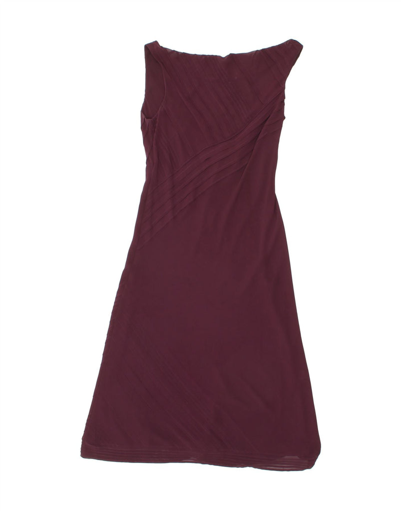 COAST Womens Sleeveless A-Line Dress UK 12 Medium Purple Polyester Vintage Coast and Second-Hand Coast from Messina Hembry 