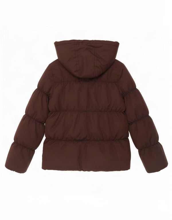 Gap Womens Hooded Padded Jacket UK 10 Small Black