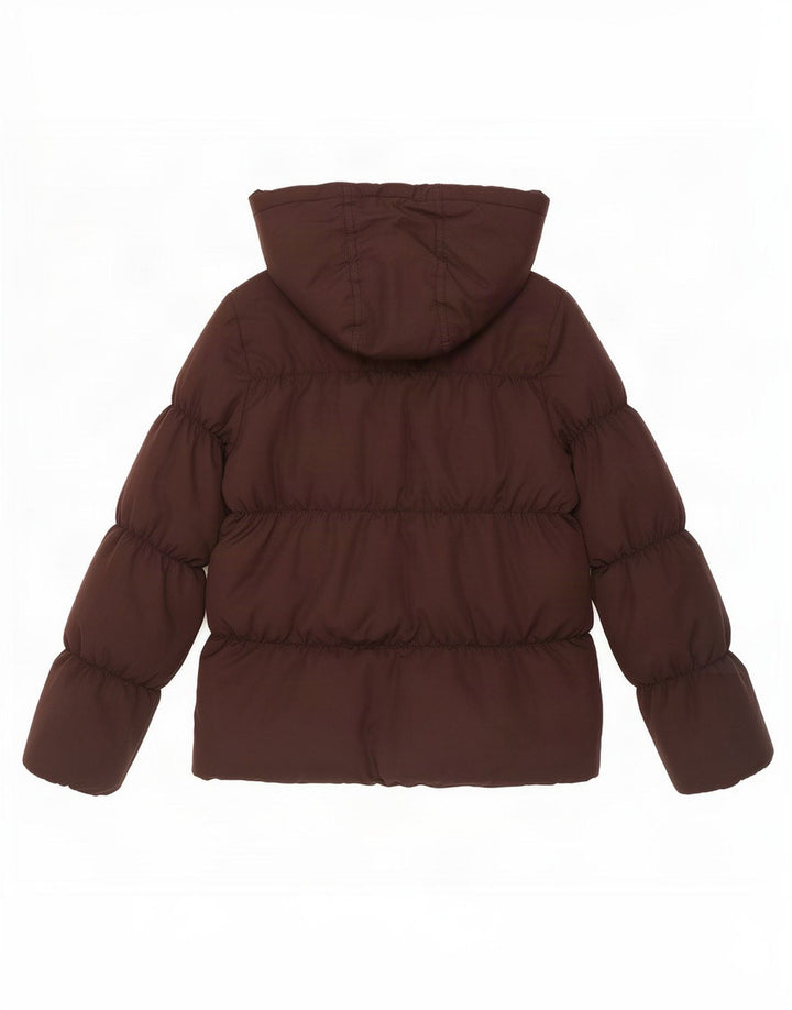 Gap Womens Hooded Padded Jacket UK 10 Small Black