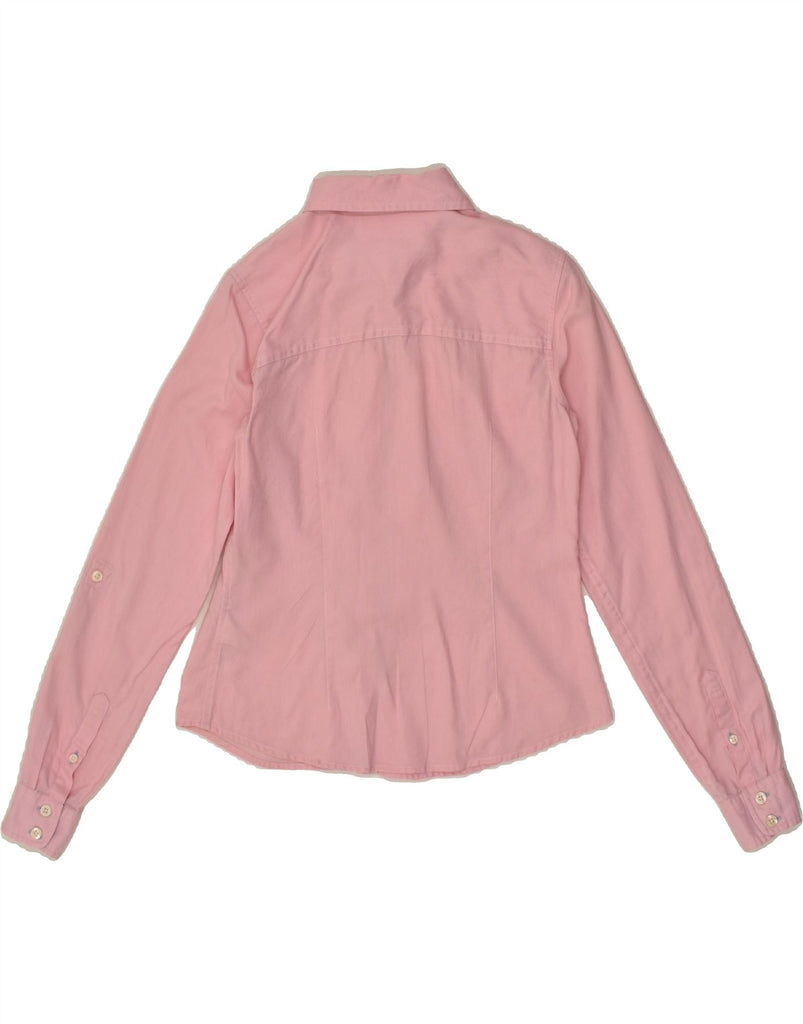 TOMMY HILFIGER Womens Shirt US 4 Small Pink Cotton | Vintage Tommy Hilfiger | Thrift | Second-Hand Tommy Hilfiger | Used Clothing | Messina Hembry 