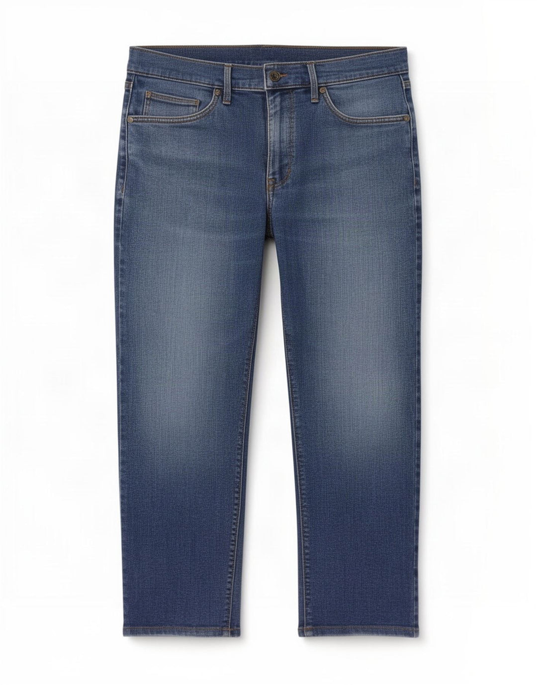 Marks & Spencer Mens Straight Jeans W32 L25 Blue Cotton
