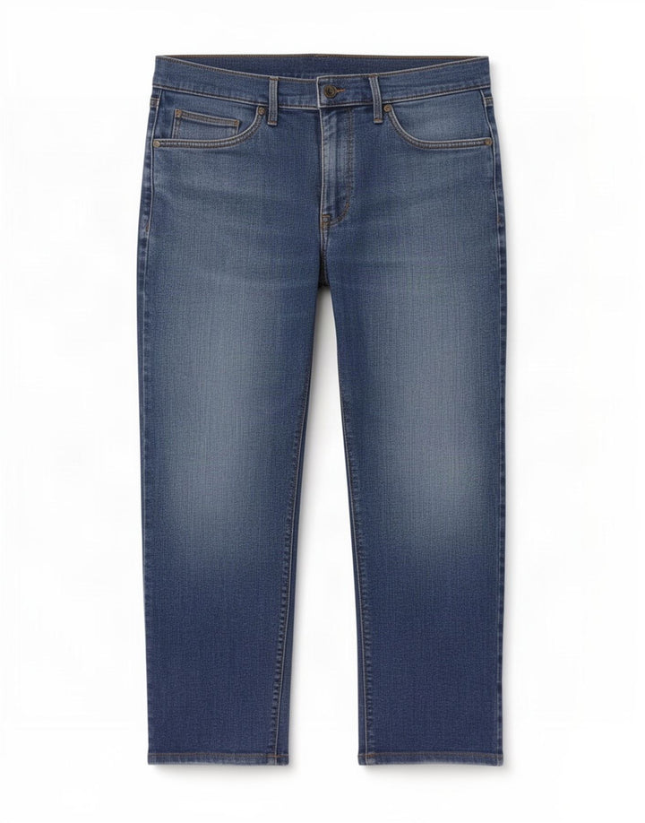 Marks & Spencer Mens Straight Jeans W32 L25 Blue Cotton