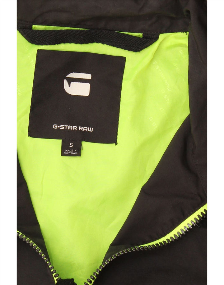 G-STAR Mens Rain Jacket UK 36 Small Black