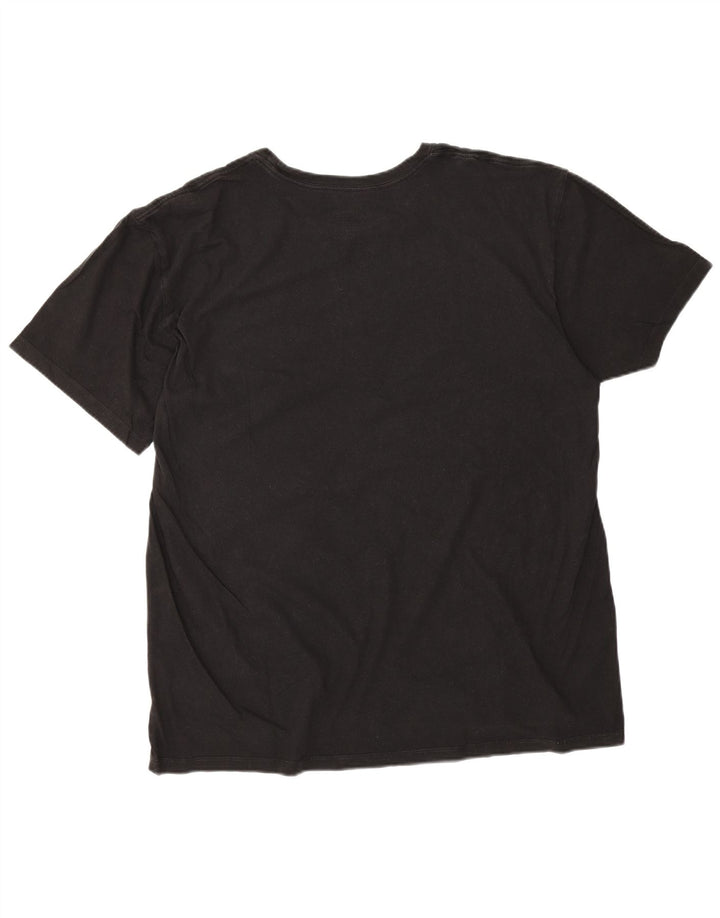 CALVIN KLEIN Mens T-Shirt Top XL Black Cotton