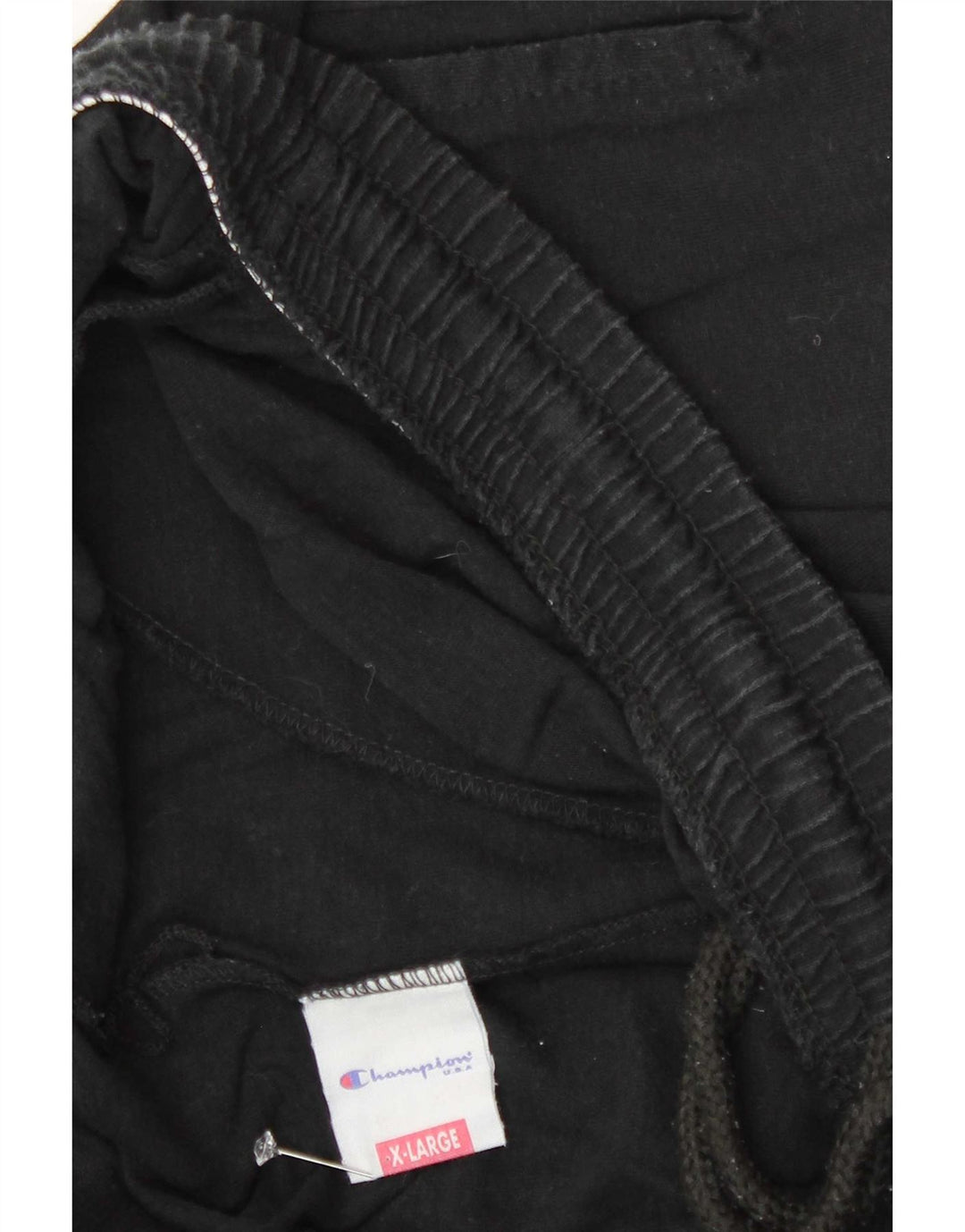 Champion Mens Tracksuit Trousers XL Black Cotton