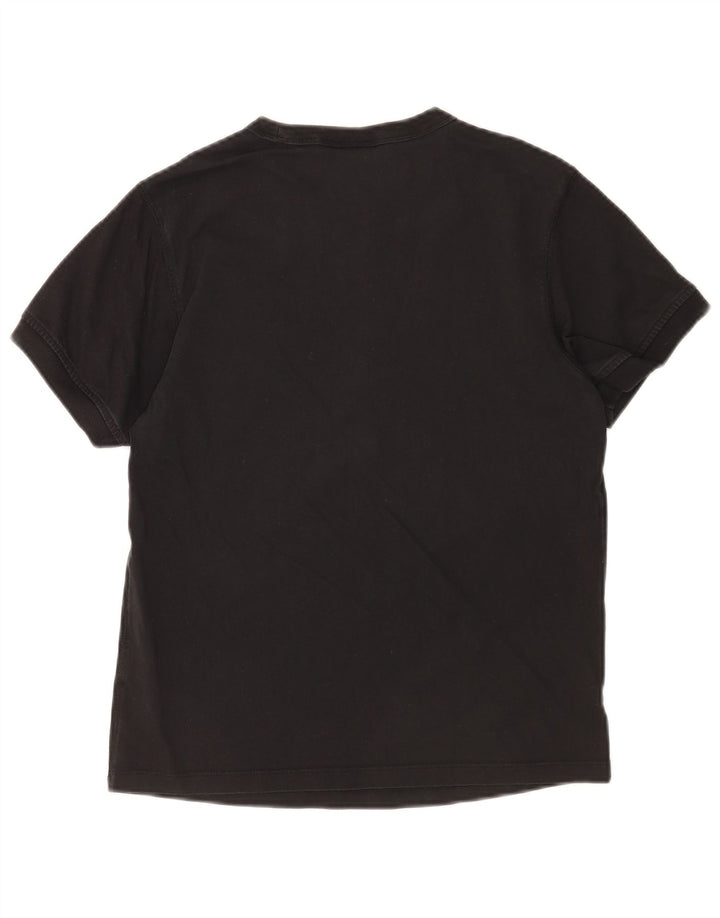 Adidas Womens T-Shirt Top UK 12 Medium Black