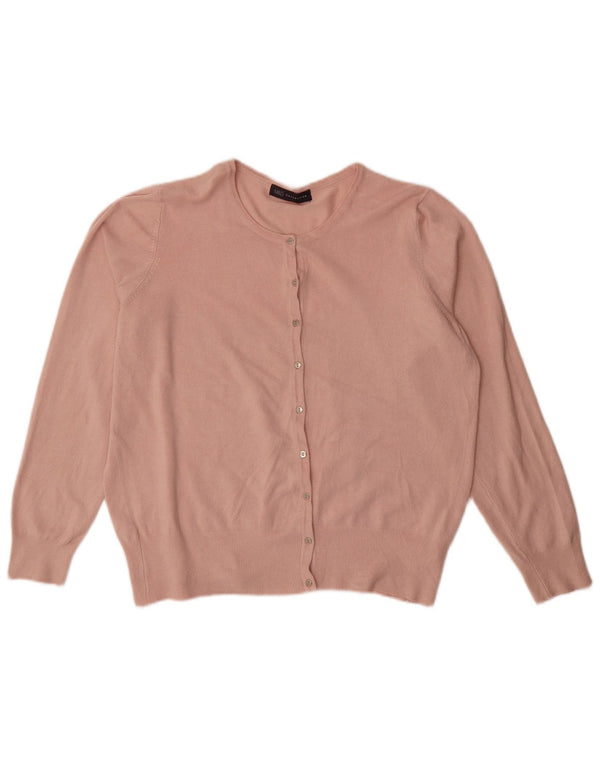 Marks & Spencer Womens Cardigan Sweater UK 18 XL  Pink Viscose