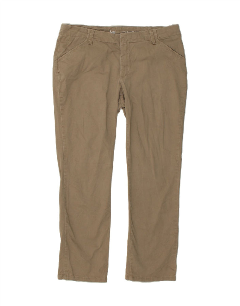 LEE Mens Slim Chino Trousers W34 L29 Beige | Vintage Lee | Thrift | Second-Hand Lee | Used Clothing | Messina Hembry 