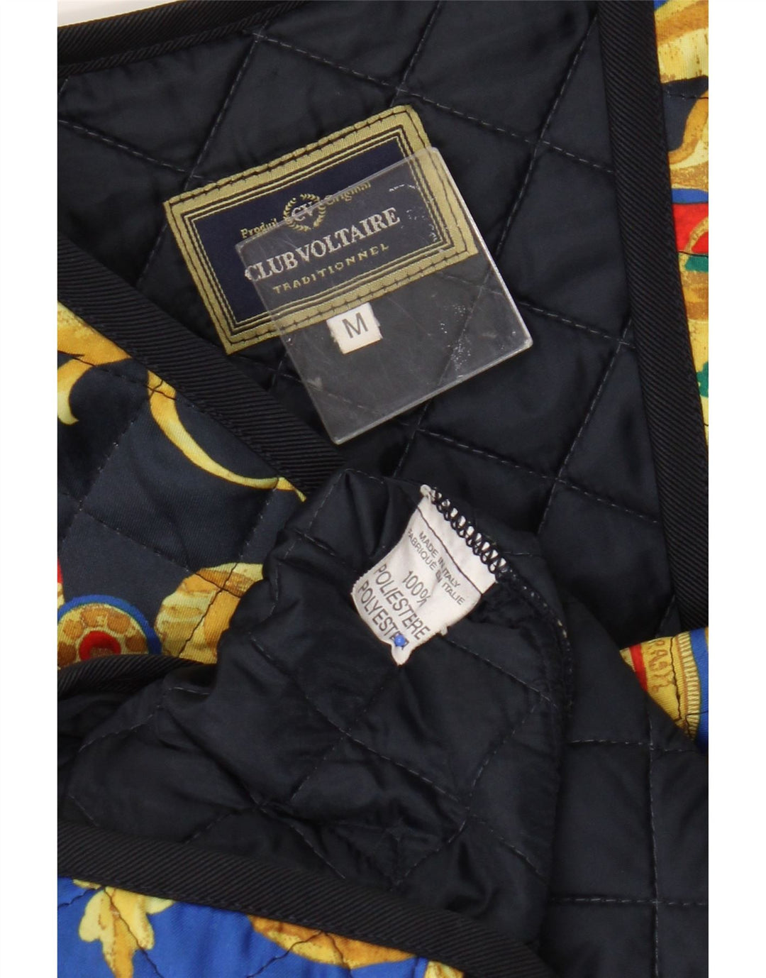 Club Voltaire Womens Quilted Gilet UK 14 Medium Multicoloured