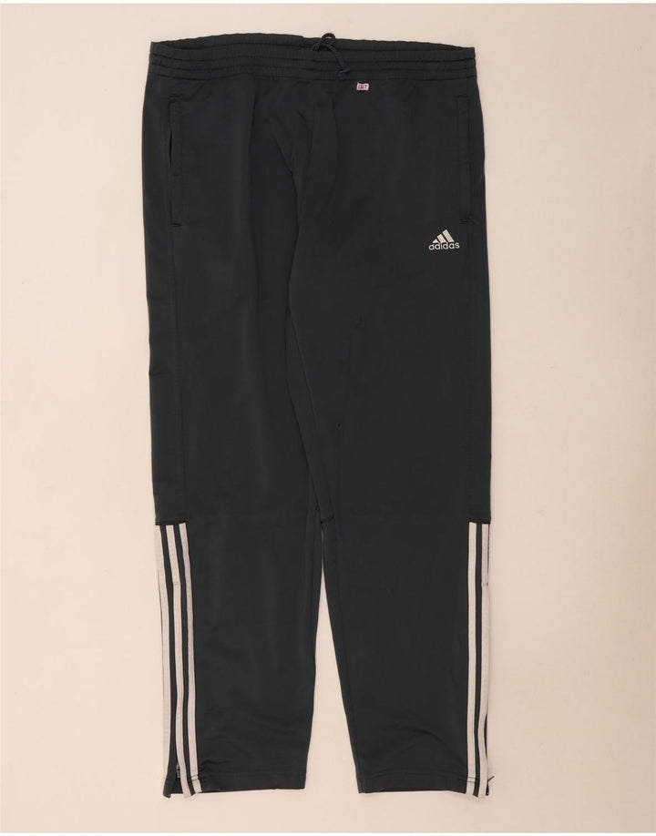 Adidas Mens Tracksuit Trousers UK 42/44 Large  Grey Polyester