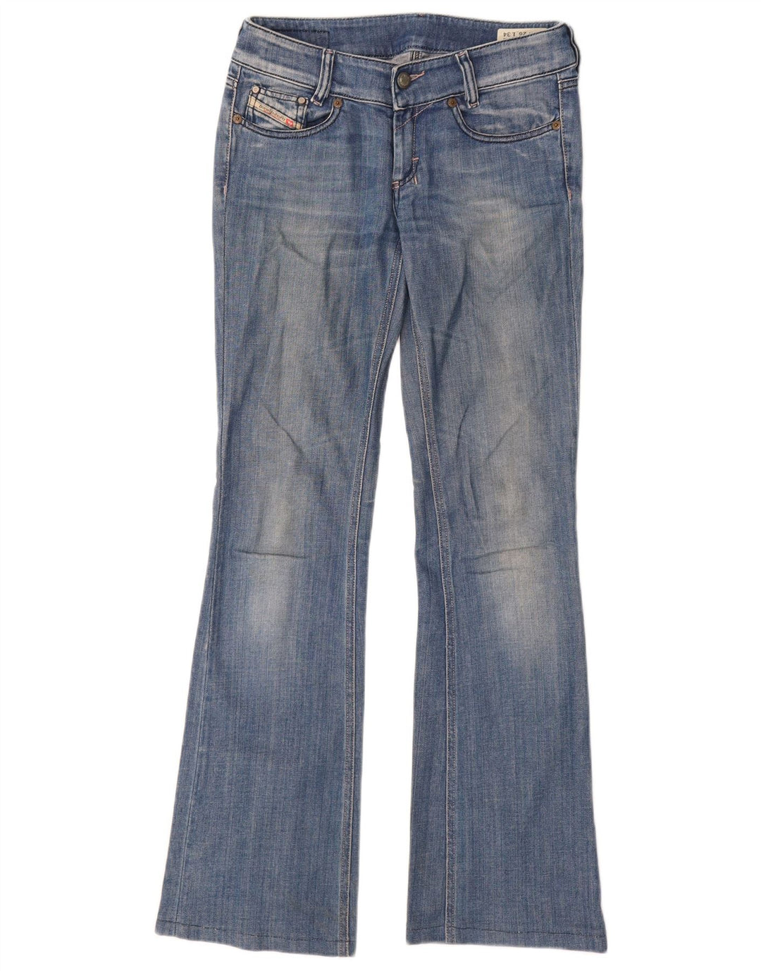 Diesel Womens Louvely Bootcut Jeans W26 L32 Blue Cotton