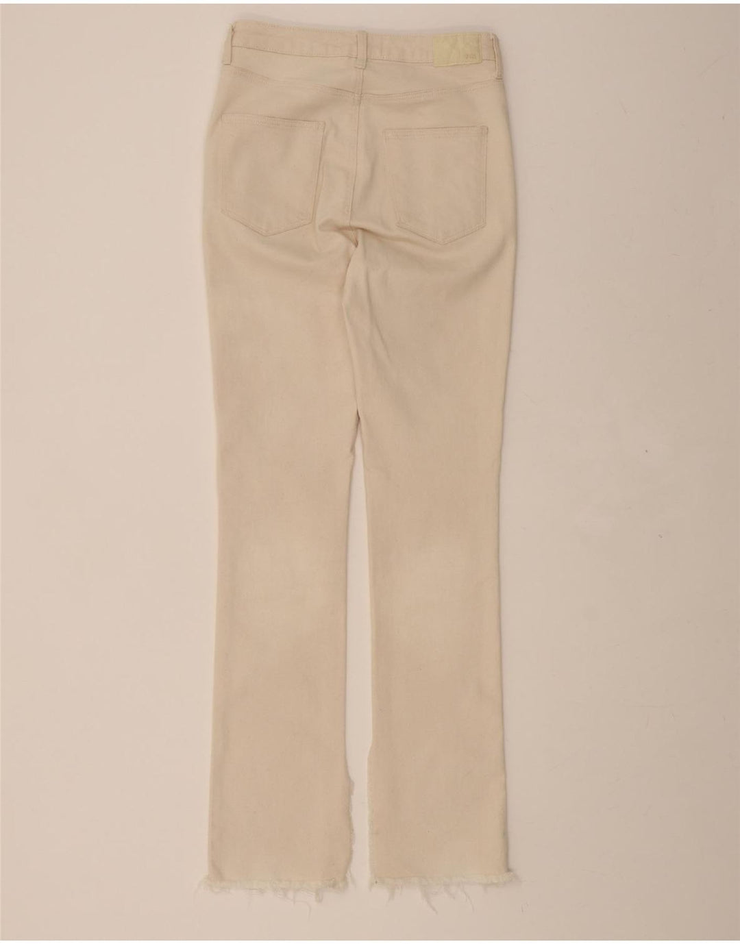 ZARA Womens Slim Jeans EU 38 Small W26 L32 Off White Cotton Vintage Zara and Second-Hand Zara from Messina Hembry 