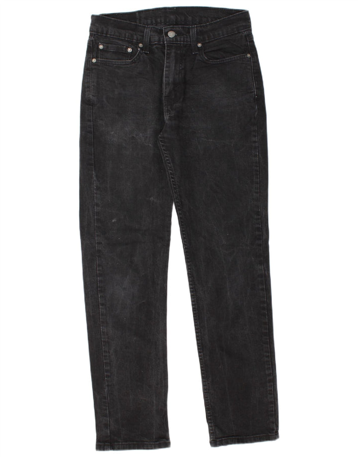 Levi's Mens 514 Straight Jeans W30 L30 Black Cotton