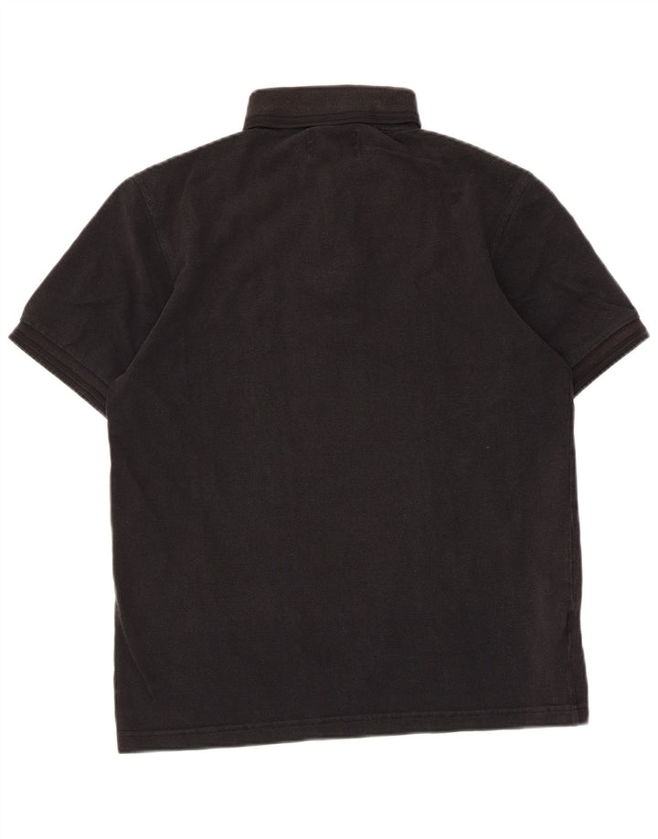Fred Perry Mens Slim Fit Polo Shirt Medium Black Colourblock Cotton