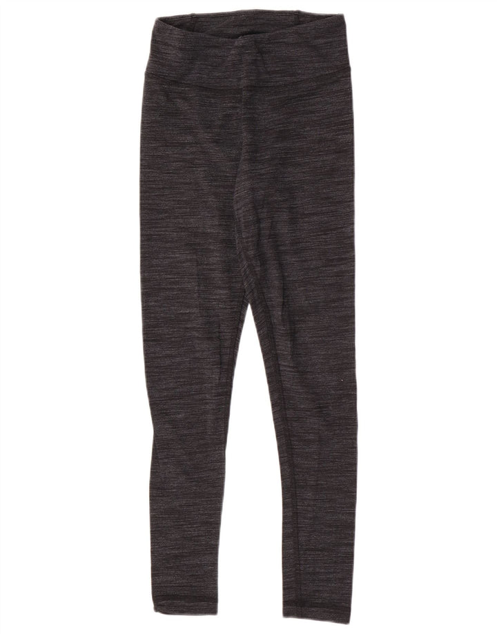 Reebok Womens Leggings UK 4/6 XS  Grey Flecked