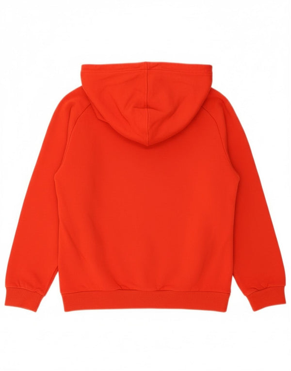 Puma Girls Graphic Hoodie Jumper 11-12 Years Orange