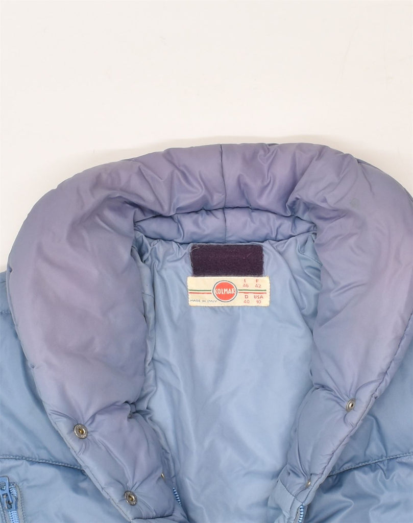 COLMAR Womens Padded Jacket US 10 Large Blue Polyamide | Vintage Colmar | Thrift | Second-Hand Colmar | Used Clothing | Messina Hembry 