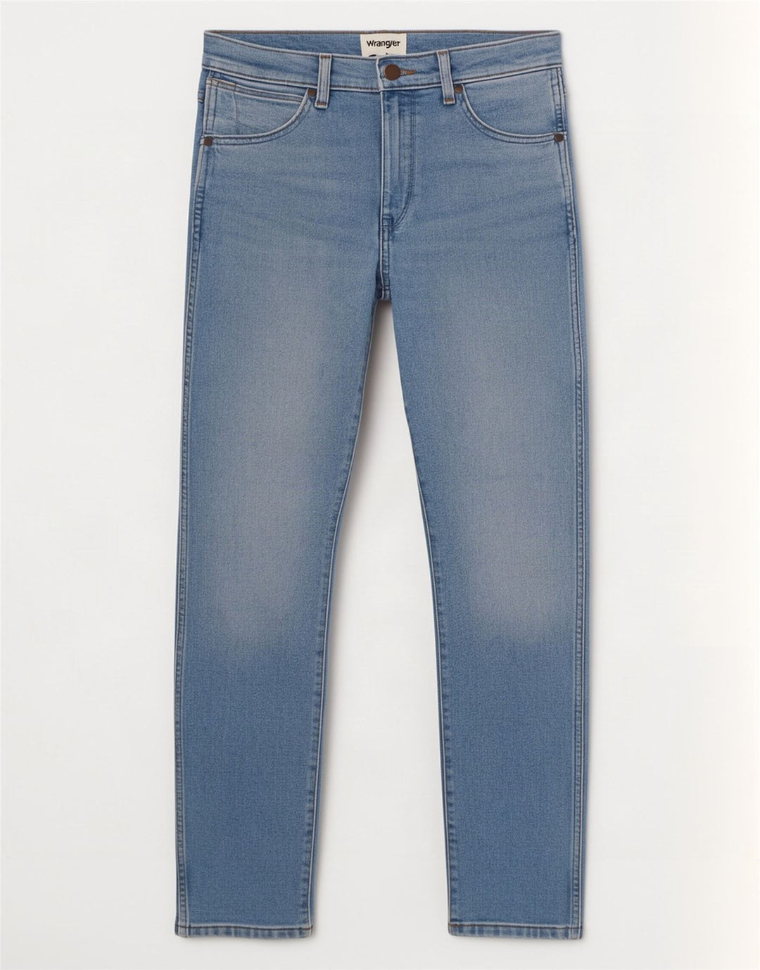 Wrangler Mens Larston Slim Jeans W28 L32 Blue Cotton
