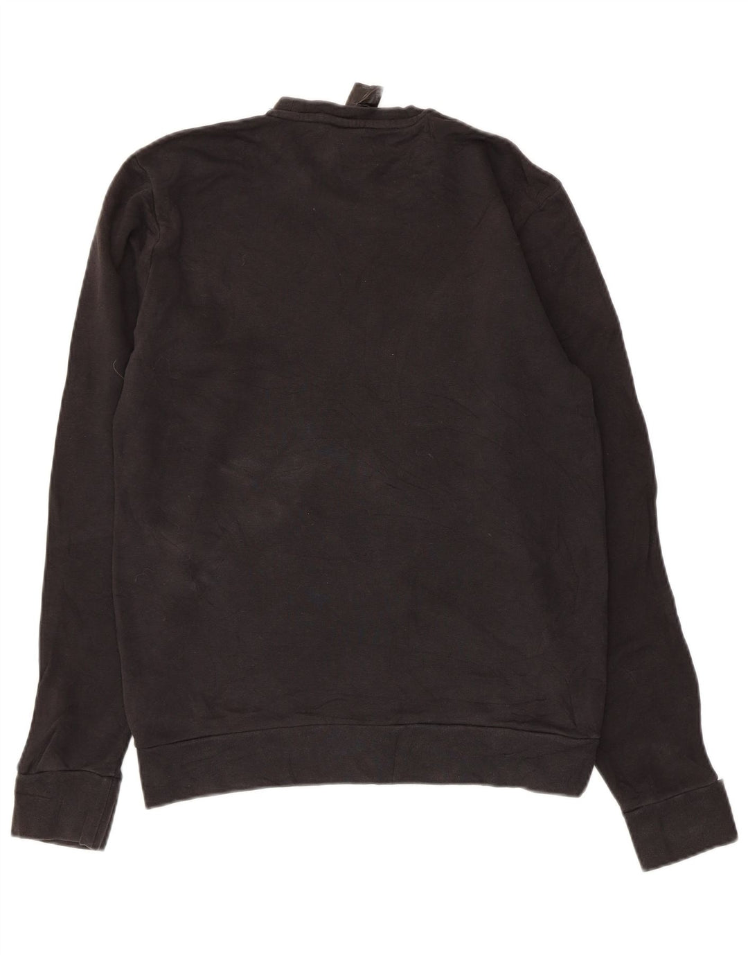 Adidas Mens Sweatshirt Jumper Small Black Cotton