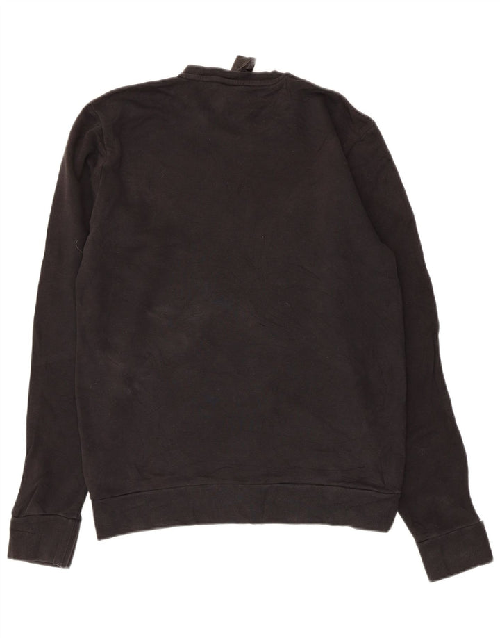 Adidas Mens Sweatshirt Jumper Small Black Cotton