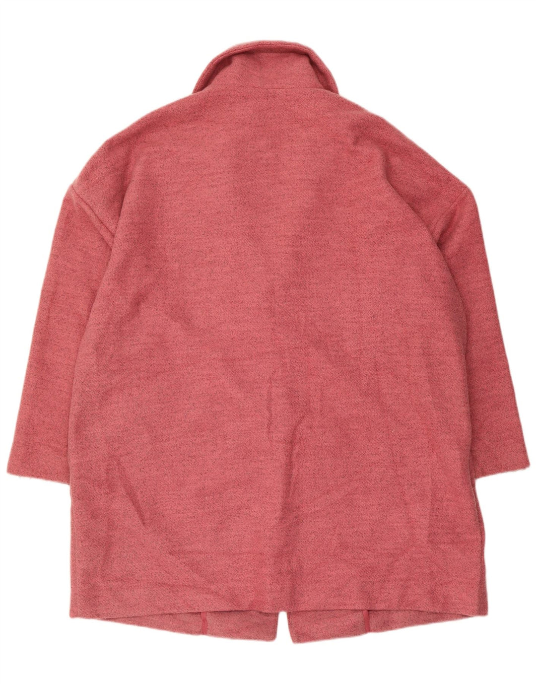 Marks & Spencer Womens Oversized Open Overcoat UK 20 2XL Pink Polyester