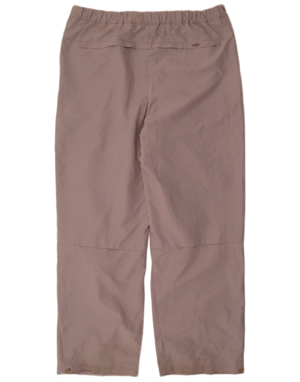Adidas Mens Straight Chino Trousers XL W40 L32 Grey Polyester