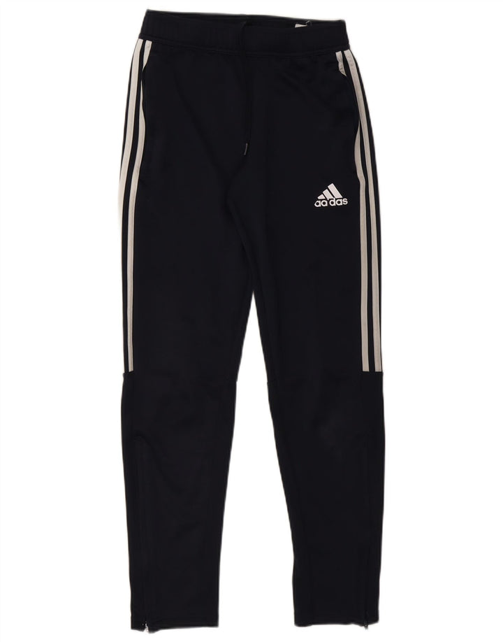 ADIDAS Mens Aeroready Tracksuit Trousers Small Navy Blue Polyester