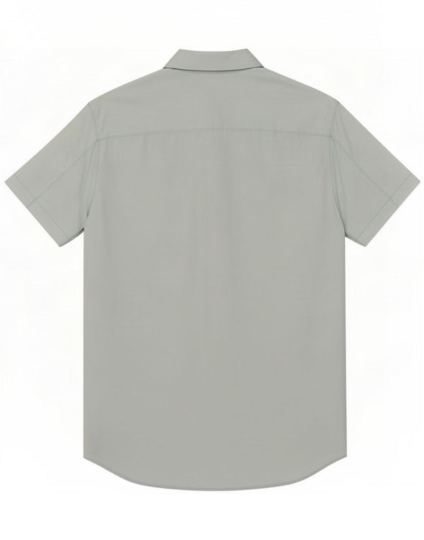 Diesel Mens Short Sleeve Shirt Large Blue Cotton