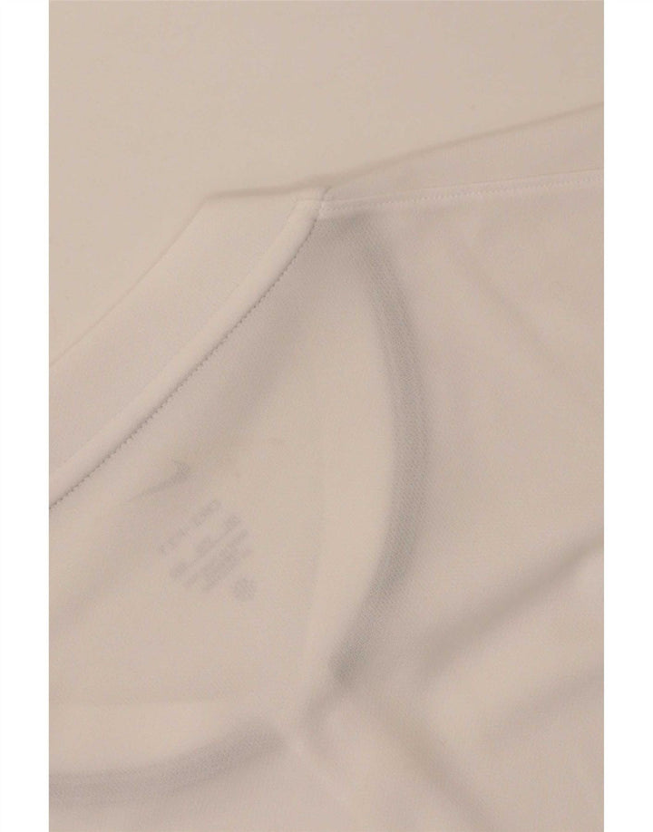 Nike Mens Dri Fit T-Shirt Top 2XL White Polyester